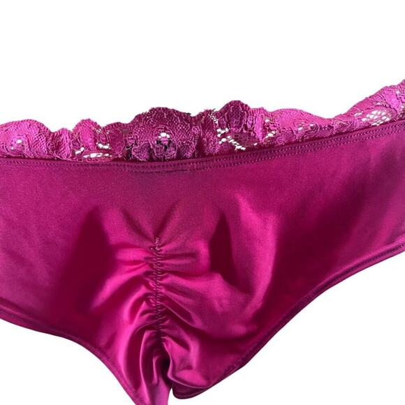 Vintage Victoria's Secret Silky Satin Sexy Little Things Low Rise Hiphugger M - Picture 5 of 7